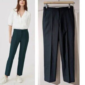 Maje | Straight-Cut Suit Pants in green